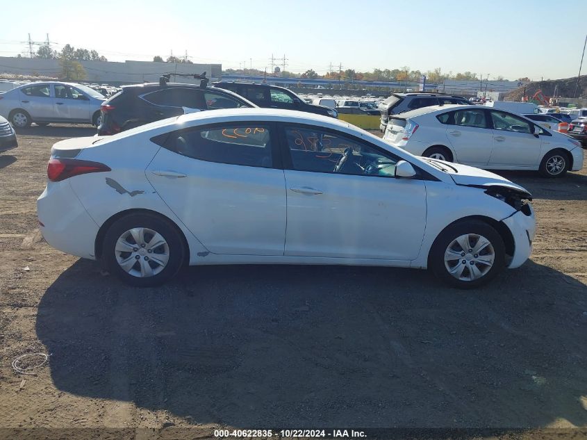 2016 Hyundai Elantra Se VIN: 5NPDH4AE1GH784245 Lot: 40622835