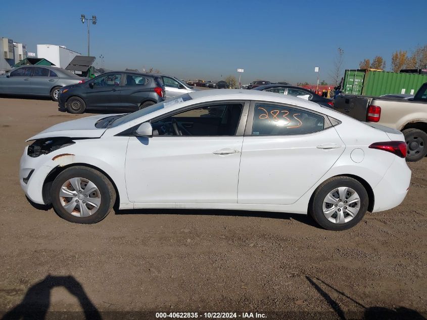 2016 Hyundai Elantra Se VIN: 5NPDH4AE1GH784245 Lot: 40622835