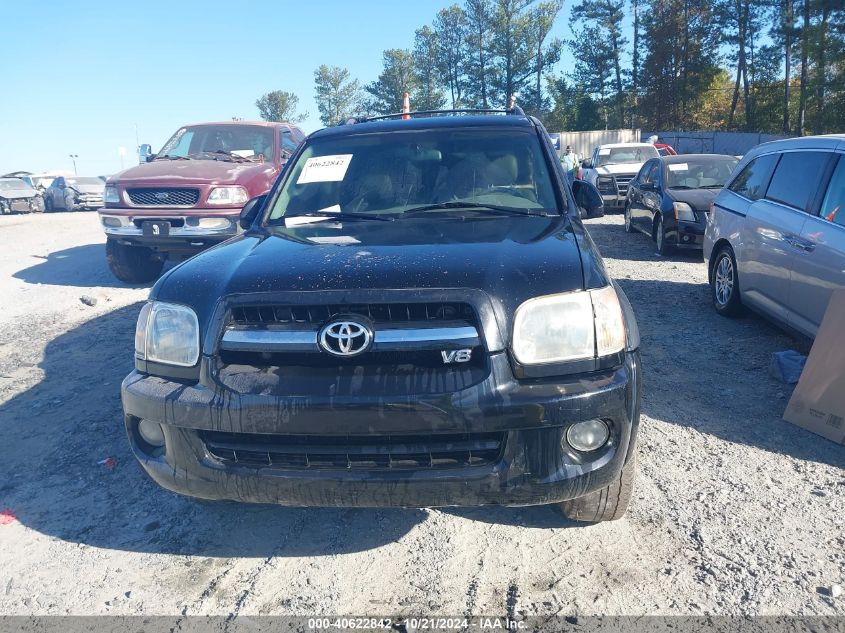 2006 Toyota Sequoia Limited V8 VIN: 5TDZT38A76S269728 Lot: 40622842