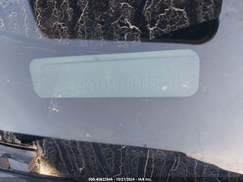 2010 Ford Fusion Sel VIN: 3FAHP0JA4AR388041 Lot: 40622845