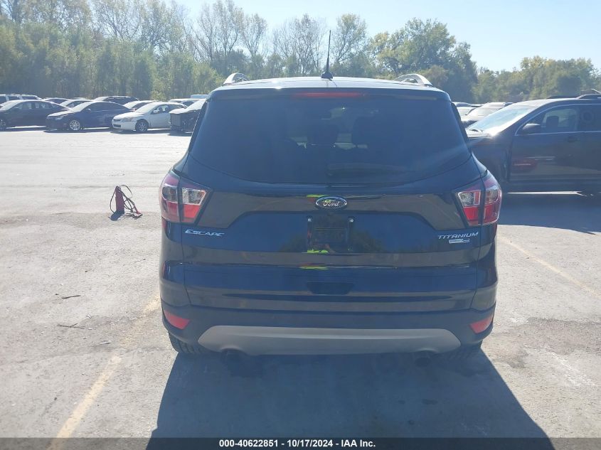 2017 FORD ESCAPE TITANIUM - 1FMCU9JD5HUB55733