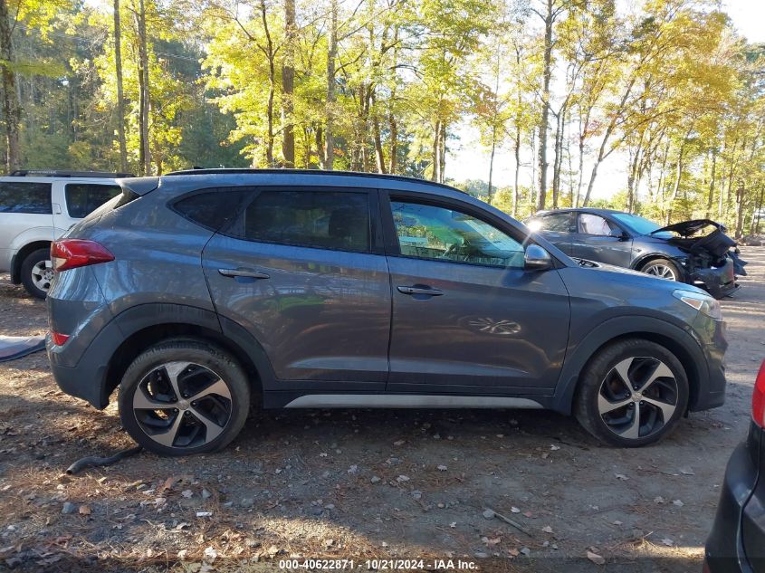 2018 Hyundai Tucson Limited/Sport And Eco/Se VIN: KM8J3CA25JU752490 Lot: 40622871