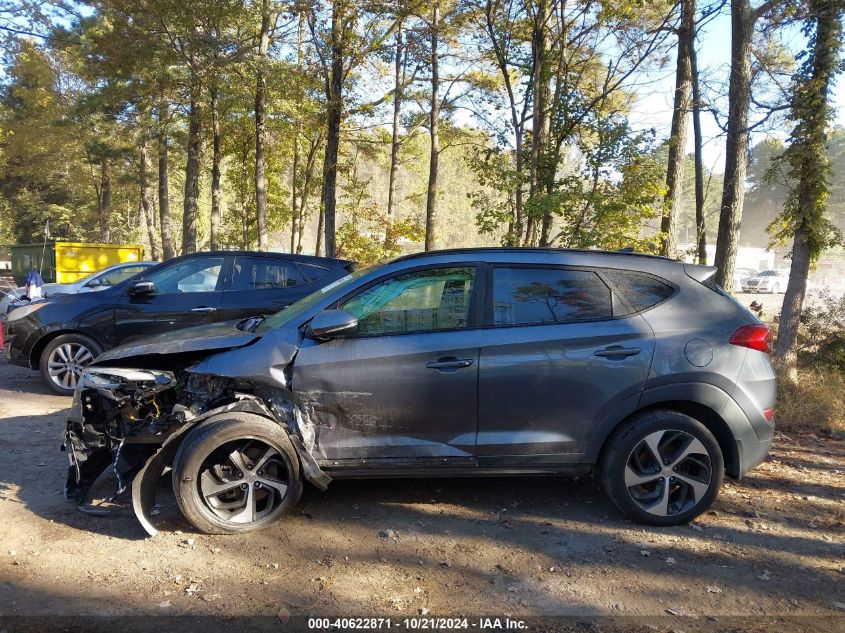 2018 Hyundai Tucson Limited/Sport And Eco/Se VIN: KM8J3CA25JU752490 Lot: 40622871