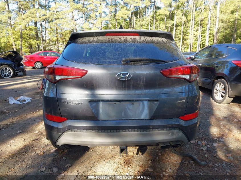 2018 Hyundai Tucson Limited/Sport And Eco/Se VIN: KM8J3CA25JU752490 Lot: 40622871