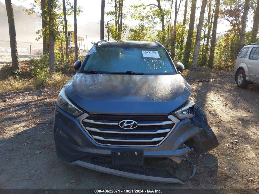 2018 Hyundai Tucson Limited/Sport And Eco/Se VIN: KM8J3CA25JU752490 Lot: 40622871