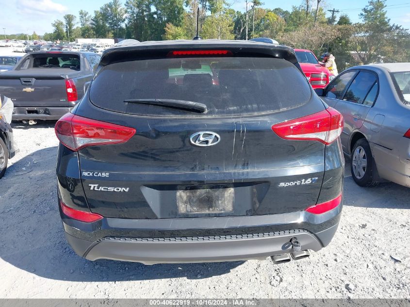 2016 Hyundai Tucson Sport VIN: KM8J33A21GU053110 Lot: 40622919