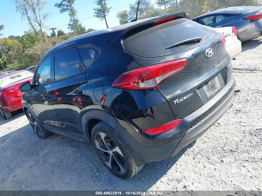 2016 Hyundai Tucson Sport VIN: KM8J33A21GU053110 Lot: 40622919