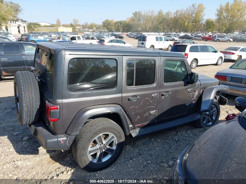 2018 Jeep Wrangler Unlimited Sahara 4X4 VIN: 1C4HJXEG5JW115545 Lot: 40622920