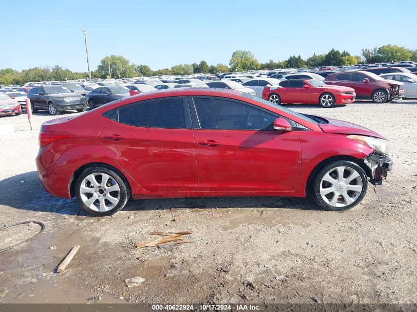 2012 Hyundai Elantra Limited (Ulsan Plant) VIN: KMHDH4AE7CU453505 Lot: 40622924