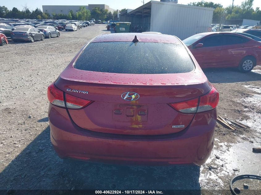 2012 Hyundai Elantra Limited (Ulsan Plant) VIN: KMHDH4AE7CU453505 Lot: 40622924