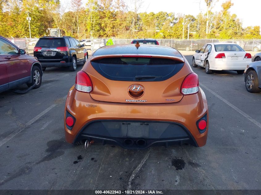 2015 Hyundai Veloster Turbo VIN: KMHTC6AE0FU249347 Lot: 40622943