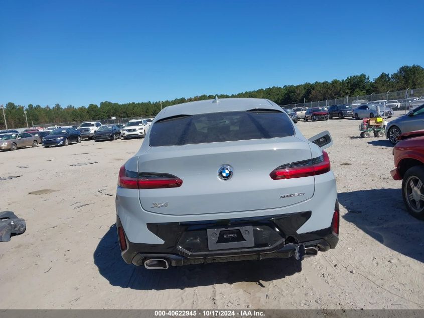 2024 BMW X4 xDrive30I VIN: 5UX33DT00R9V11481 Lot: 40622945