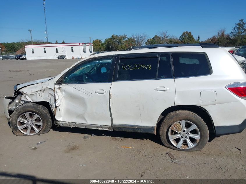 2012 Toyota Highlander Se VIN: 5TDBK3EH3CS145344 Lot: 40622948