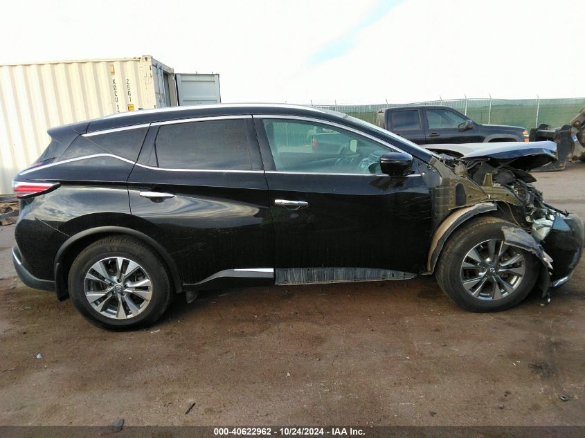 2016 Nissan Murano Sl VIN: 5N1AZ2MH3GN105923 Lot: 40622962