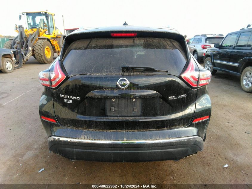 2016 Nissan Murano Sl VIN: 5N1AZ2MH3GN105923 Lot: 40622962