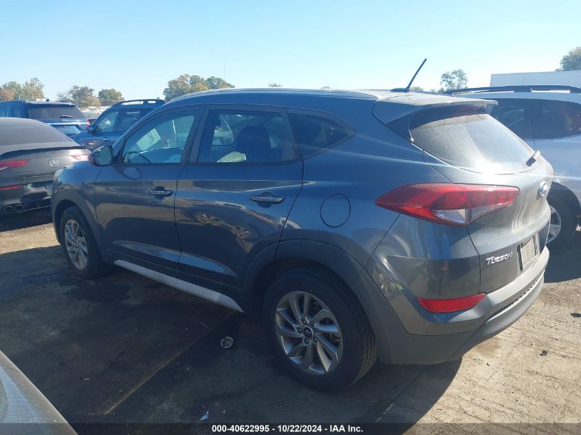 2017 Hyundai Tucson Se VIN: KM8J33A42HU496059 Lot: 40622995