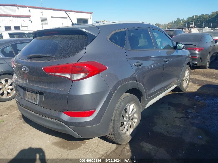 2017 Hyundai Tucson Se VIN: KM8J33A42HU496059 Lot: 40622995