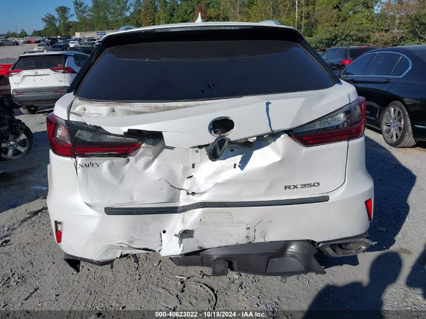 2017 Lexus Rx 350 VIN: 2T2ZZMCA8HC086437 Lot: 40623022