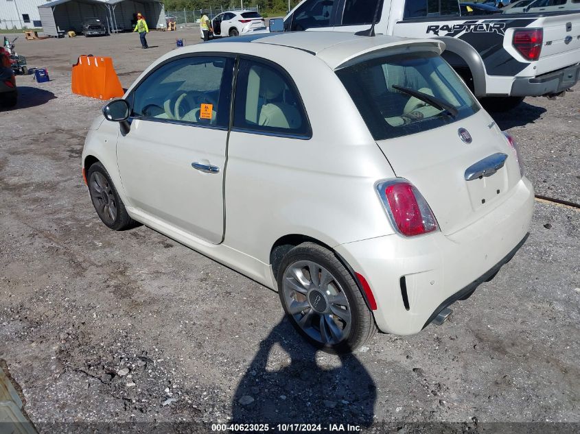 2018 Fiat 500 Lounge VIN: 3C3CFFCH2JT377843 Lot: 40623025