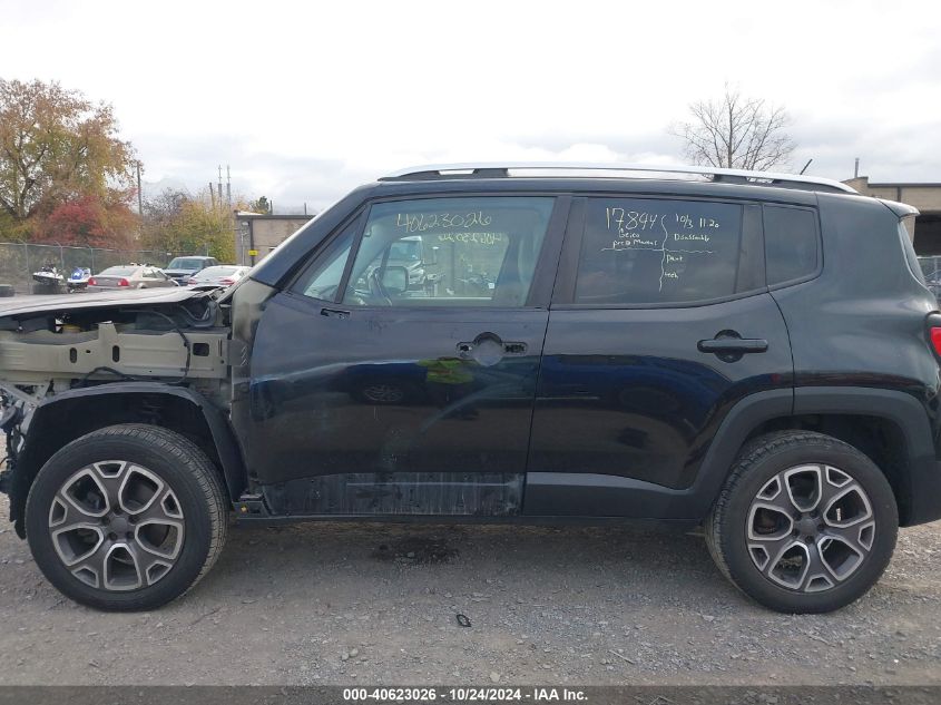 2015 Jeep Renegade Limited VIN: ZACCJBDT1FPB25280 Lot: 40623026