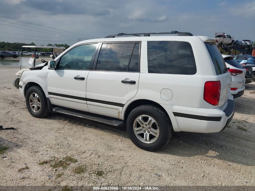 2004 Honda Pilot Ex-L VIN: 2HKYF18764H552250 Lot: 40623066