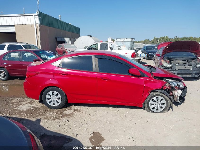 2016 Hyundai Accent Se VIN: KMHCT4AE8GU095346 Lot: 40623087