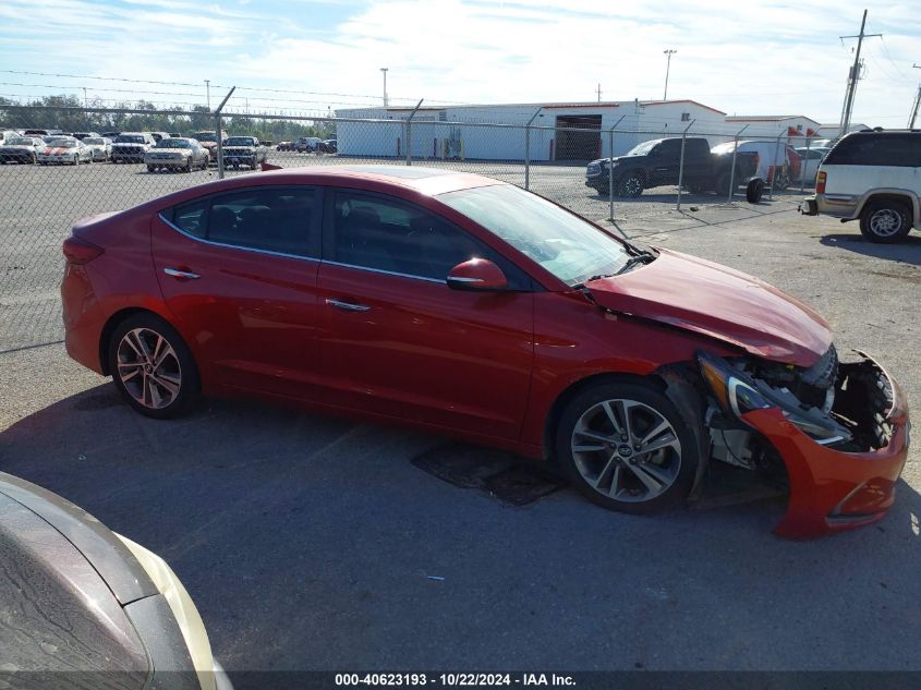 2017 Hyundai Elantra Limited VIN: 5NPD84LF0HH073773 Lot: 40623193