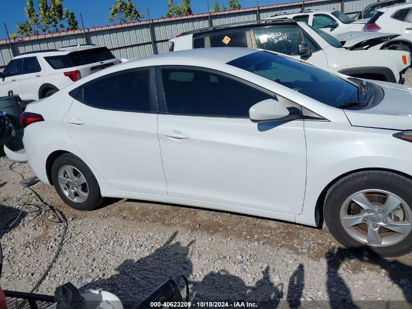 2015 Hyundai Elantra Se VIN: 5NPDH4AE6FH562217 Lot: 40623209