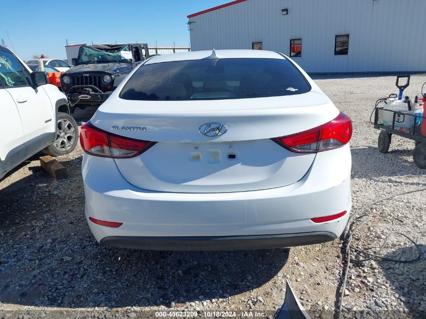 2015 Hyundai Elantra Se VIN: 5NPDH4AE6FH562217 Lot: 40623209