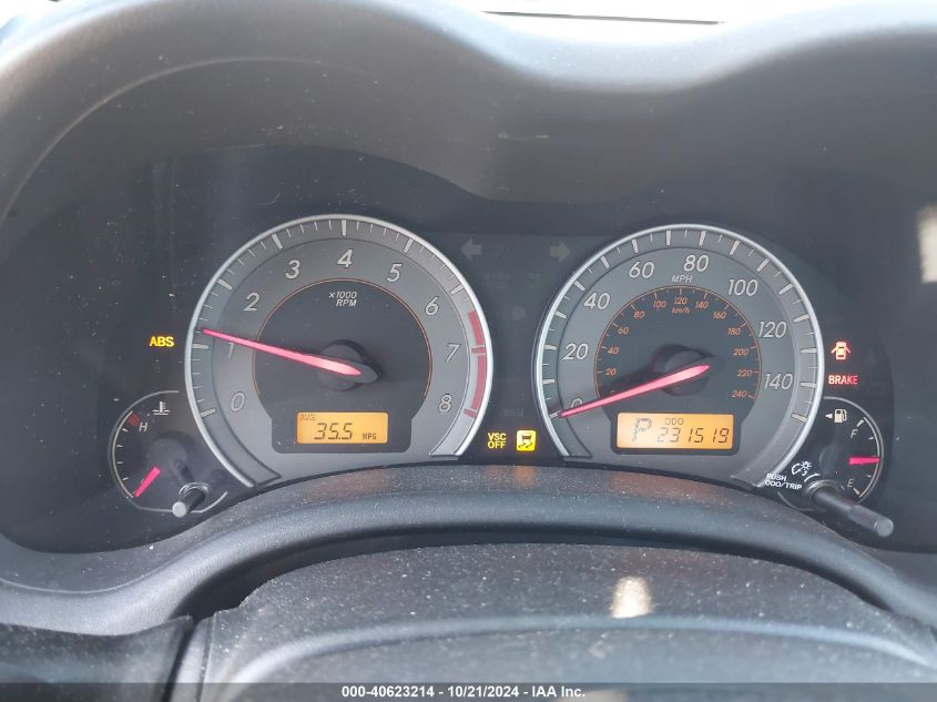 2010 Toyota Corolla S VIN: 2T1BU4EE3AC487582 Lot: 40623214