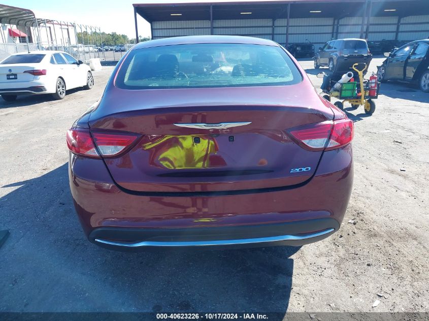 2016 Chrysler 200 Limited VIN: 1C3CCCAB7GN120935 Lot: 40623226