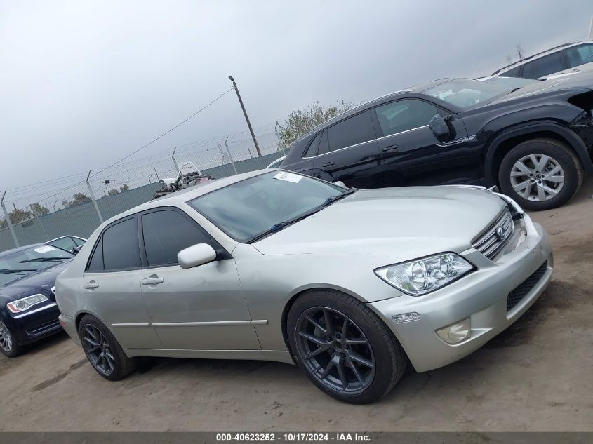 2003 Lexus Is 300 Base W/5-Speed Manual VIN: JTHBD192730079791 Lot: 40623252