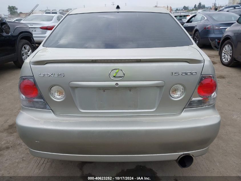 2003 Lexus Is 300 Base W/5-Speed Manual VIN: JTHBD192730079791 Lot: 40623252