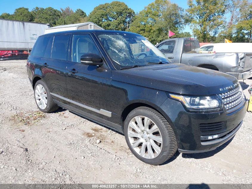 VIN SALGS2EF6GA257162 2016 Land Rover Range Rover,... no.1