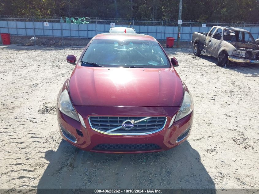 2012 Volvo S60 T5 VIN: YV1622FS4C2103885 Lot: 40623262