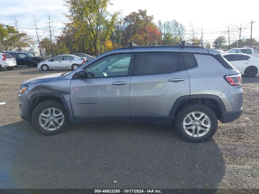 2018 Jeep Compass Sport VIN: 3C4NJCAB6JT240663 Lot: 40623280