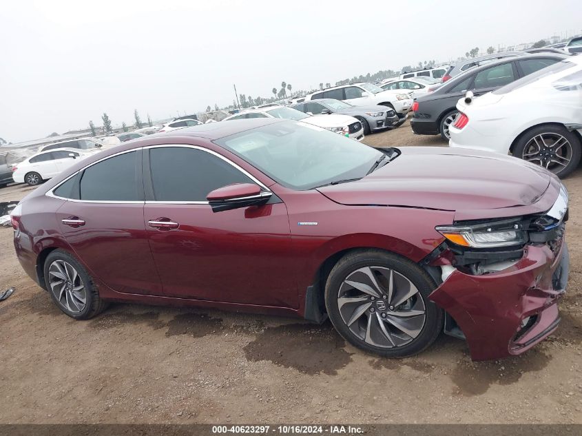 2019 Honda Insight Touring VIN: 19XZE4F91KE023108 Lot: 40623297