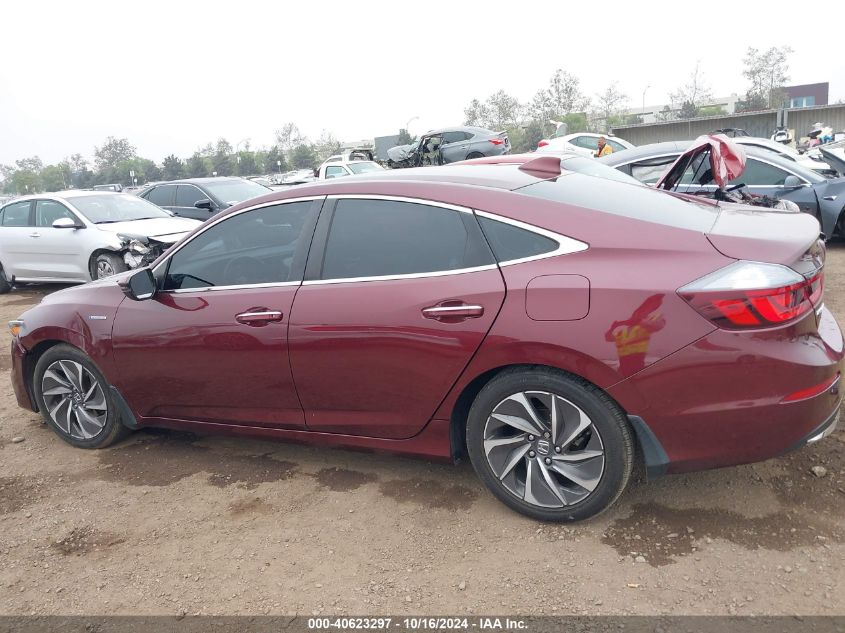 2019 Honda Insight Touring VIN: 19XZE4F91KE023108 Lot: 40623297