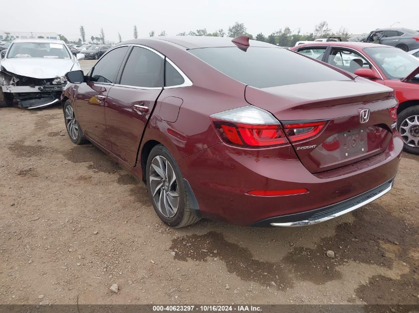 VIN 19XZE4F91KE023108 2019 Honda Insight, Touring no.3