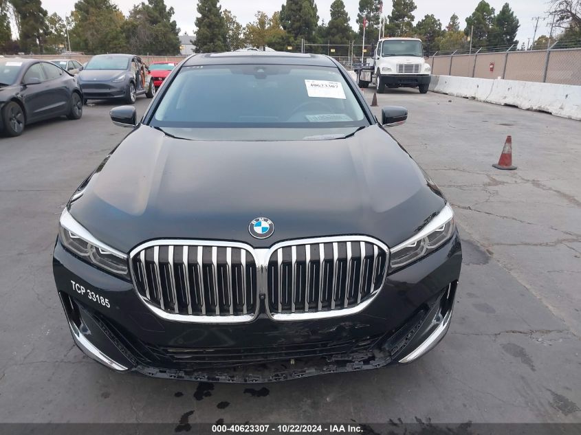 2022 BMW 740 I VIN: WBA7T2C0XNCJ31291 Lot: 40623307