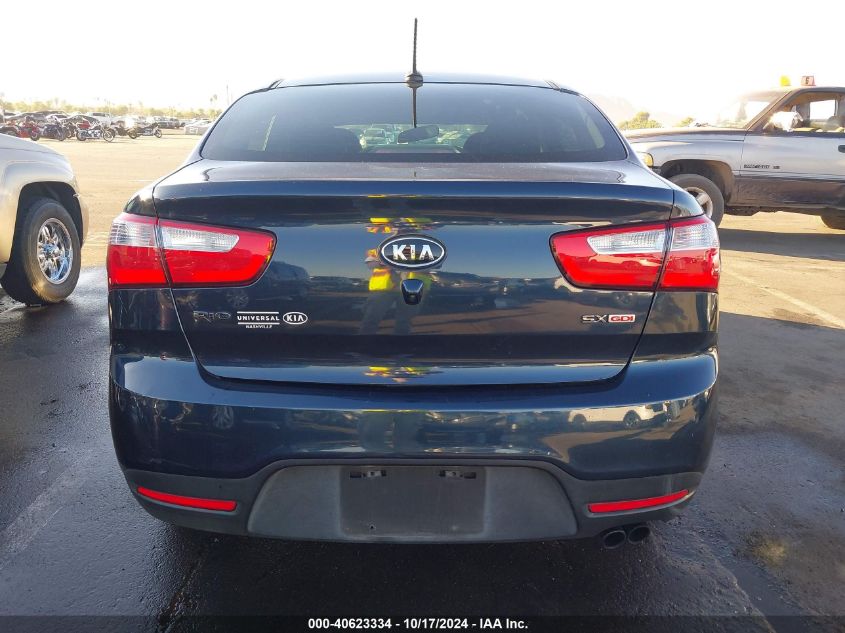 2012 Kia Rio Sx VIN: KNADN4A36C6052864 Lot: 40623334