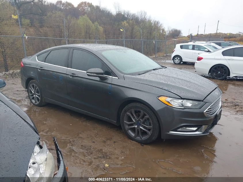 2017 Ford Fusion Se VIN: 3FA6P0HD2HR211537 Lot: 40623371