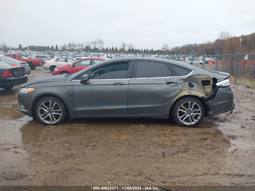 2017 Ford Fusion Se VIN: 3FA6P0HD2HR211537 Lot: 40623371