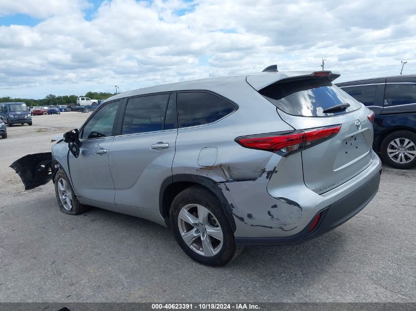 2023 Toyota Highlander Le VIN: 5TDKDRAH3PS034110 Lot: 40623391