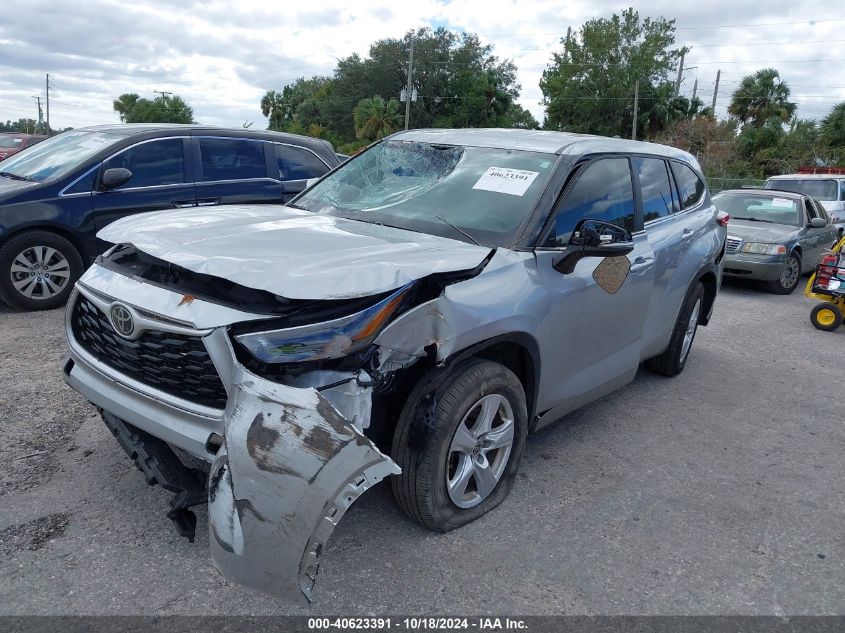 2023 Toyota Highlander Le VIN: 5TDKDRAH3PS034110 Lot: 40623391