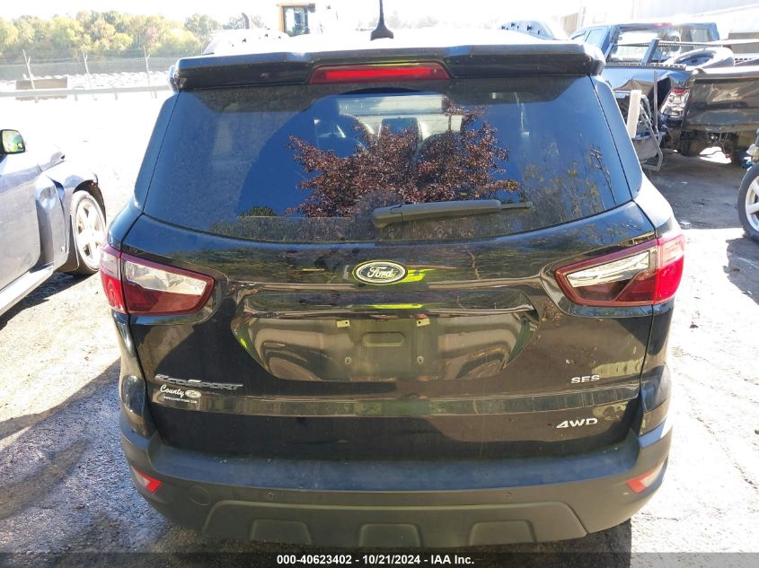 2020 Ford Ecosport Ses VIN: MAJ6S3JL2LC364427 Lot: 40623402