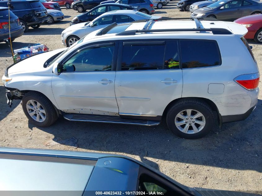 2012 Toyota Highlander Se V6 VIN: 5TDBK3EH6CS169458 Lot: 40623432