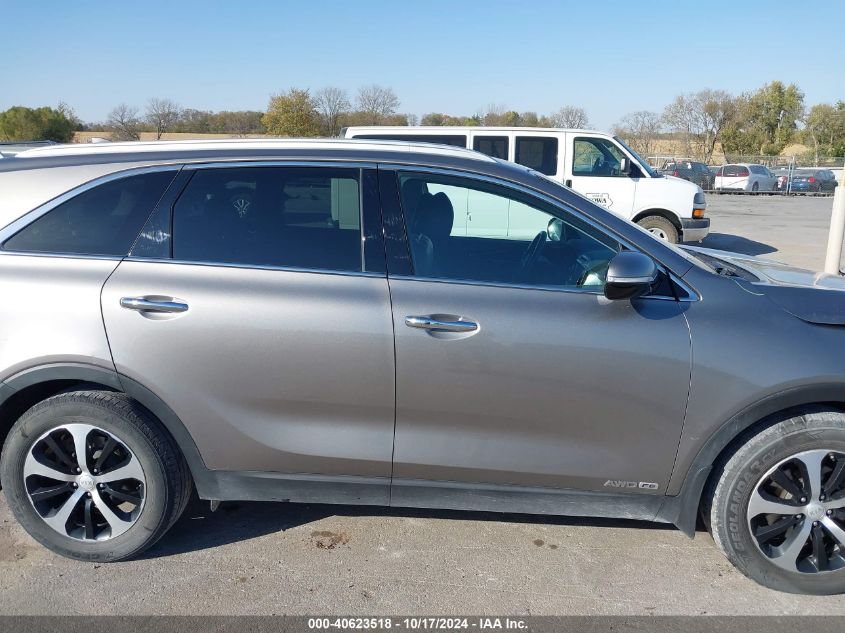 2018 Kia Sorento 3.3L Ex VIN: 5XYPHDA59JG392853 Lot: 40623518