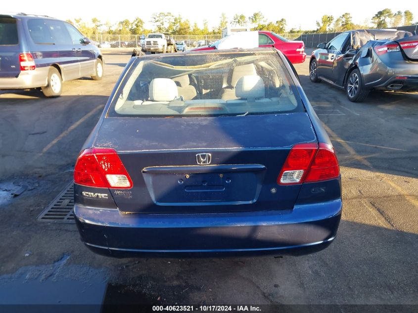 2003 Honda Civic Ex VIN: 2HGES26713H539759 Lot: 40623521