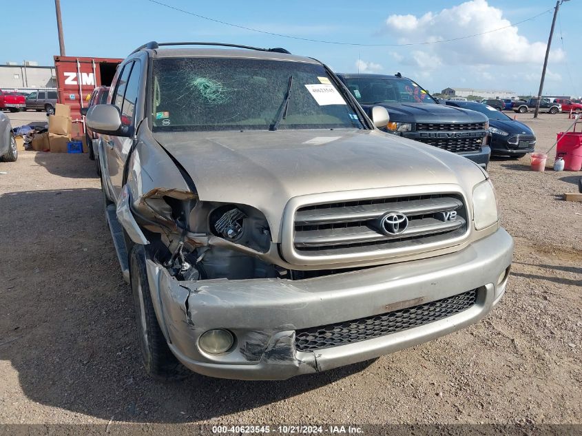 2002 Toyota Sequoia Sr5 VIN: 5TDZT34AX2S064498 Lot: 40623545